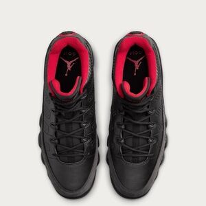 Nike Air Jordan 9 Low Golf ‘Charcoal’ Black True Red FJ5934-002 Men’s Size 7.5